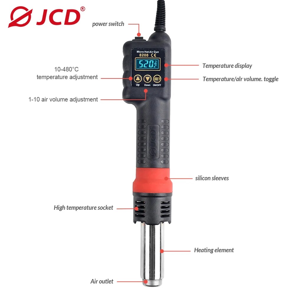 JCD-pistola de aire caliente M - Heat Gun Small reseña y precio