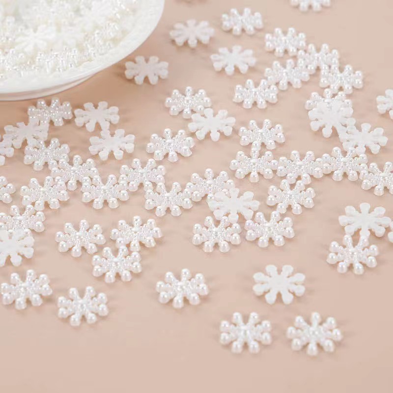 100 Copos de Nieve de Perlas B - Resin Craft Ideas reseña y precio