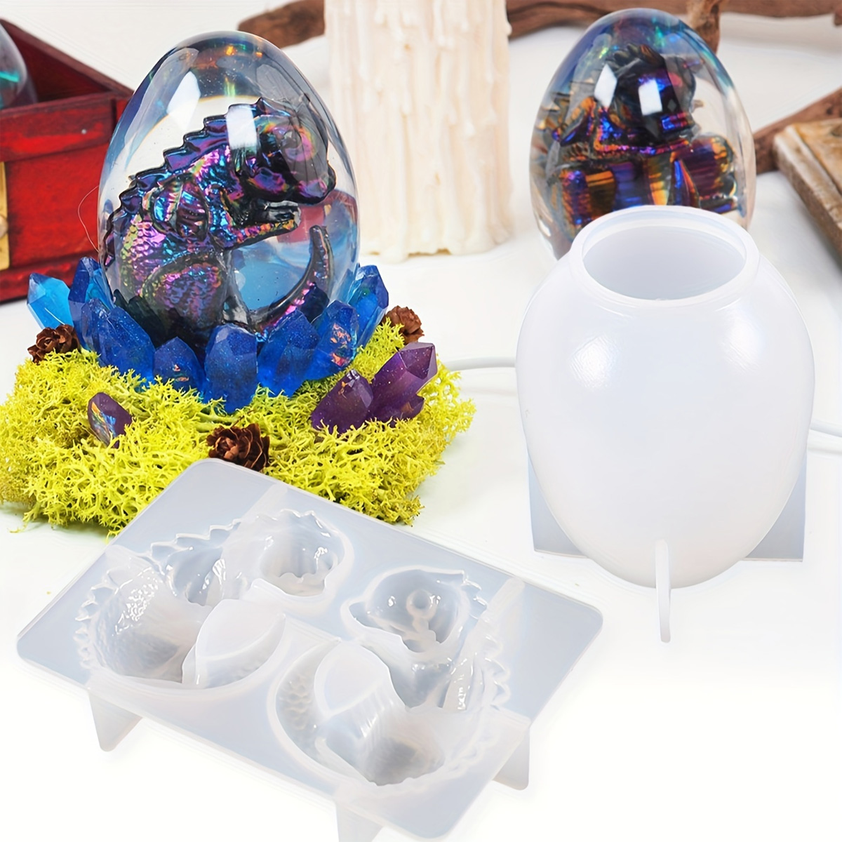 Moldes de silicona para huevos - Resin Craft Ideas reseña y precio